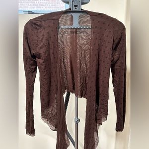 Mesh cardigan
